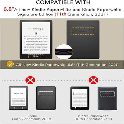 Slimshell Case for  Kindle Paperwhite 11th Gen 2021 6.8'' PU Leather  Cover