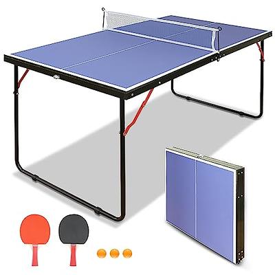 Joola Falcon Indoor Table Tennis Table - Steel High-end Regulation Size  Ping Pong Table - Ping Pong Racket & Ball Holders