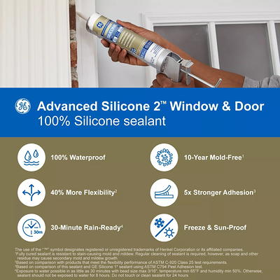 Silicone Max Premium 100% Premium Kitchen and Bath Silicone Sealant,  Almond, 10.1-oz.