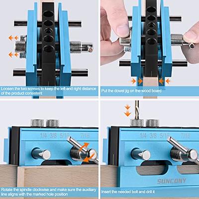 Rod Dowel Maker Jig Wooden Dowel Cutter DIY Tools 3 Holes Carpentry Tools