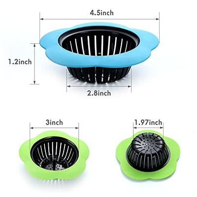 Silicone Kitchen Sink Strainer Filter Basket Garbage Disposal Strainer Sink  Drain Catcher Plug Drain Cover Bathroom