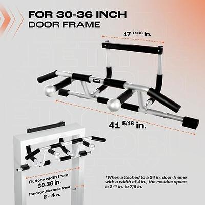 Yes4All Heavy Duty Steel Elevated Door Pull Up Bar Adjustable