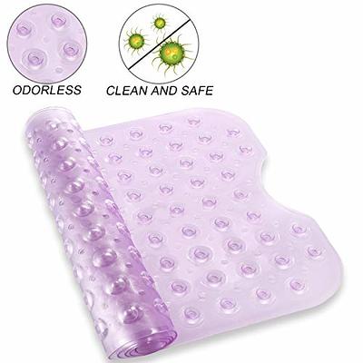 Gorilla Grip Patented Shower Stall Mat, 21x21 Bath Tub Mats, Washable,  Square Bathroom Mats for Showers with Drain Holes, Suction Cups, Hot Pink  Opaque Hot Pink (Opaque) 1 