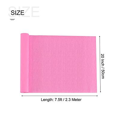 Crepe Paper Streamers, 6 Crepe Paper Rolls 492ft, Pack of 6 Pink Light Pink  Hot Pink Party Streamers for Birthday Party Wedding Baby Shower
