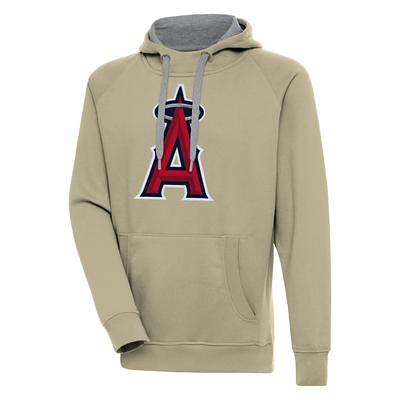 Los Angeles Dodgers Antigua Victory Pullover Hoodie - Heathered Gray