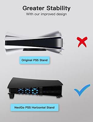 Charging Stand with Cooling Fan for PS5 Slim Console, Dual Controller  Charger Station with 9 RGB Light for DualSense/Edge, Quiet Cooling System  Accessories for Playstation5 Slim Digital/Disc 