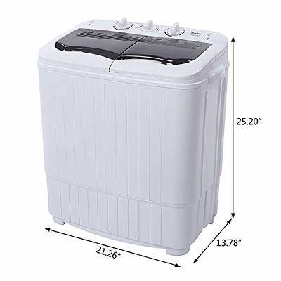 Giantex Full-Automatic Washing Machine, 7.7lbs Capacity Washer and