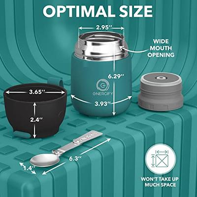  Energify Vacuum Insulated Food Jar. 24oz Thermos