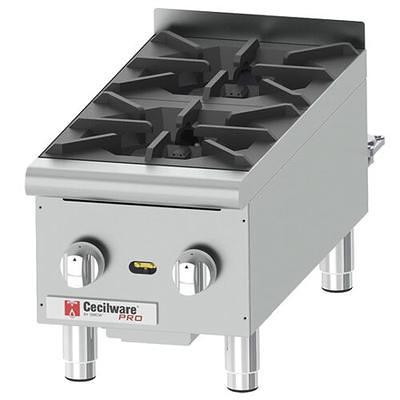 CPG 2 Burner Gas Hot Plate, 44,000 BTU