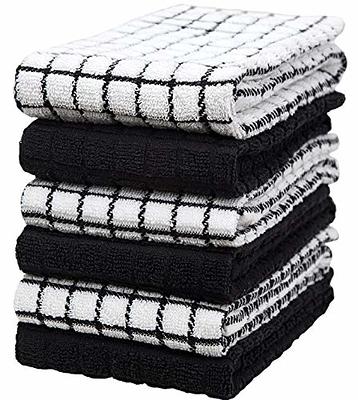Kitchen Dish Towels,100% Natural Cotton, Set of 12 (16x28 Inches