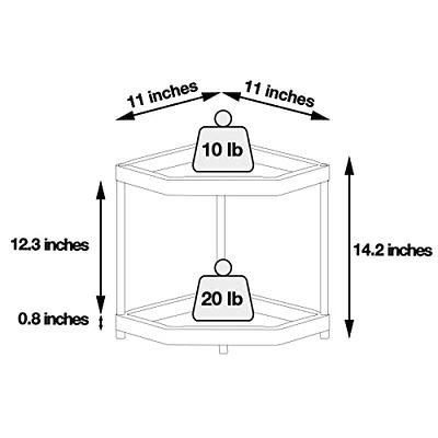  BMOSU Kitchen Corner Shelf Countertop Organizer Adjustable  Spice Rack Corner Display Rack Shelf Cabinet Corner Rack 3 Tier Storage  Organization Bamboo for Kitchen Bathroom Office Counter Shelves : Home &  Kitchen