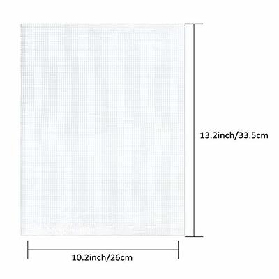 Pllieay 5 Pieces 7 Count Plastic Mesh Canvas Sheets for Embroidery