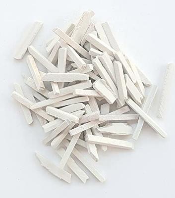 Slate Pencils White Color Natural Chalk for Writing 4-6 mm Thick (250 Grams)