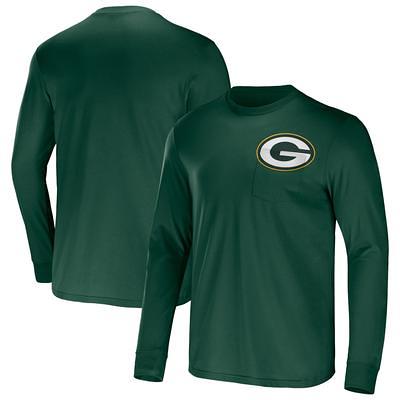 Men's NFL x Darius Rucker Collection by Fanatics Black Green Bay Packers Convertible Twill Long Sleeve Button-Up Shirt Size: Medium