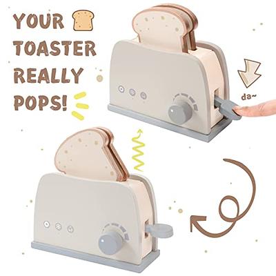 Frogprin Pop up Toaster Play Kitchen Playset, Wooden Toy Food 13 Pcs Play  Kitchen Accessories, Pretend Play Food Sets for Kids Kitchen, Interactive  Early Learning Toaster for Girls & Boys - Yahoo Shopping