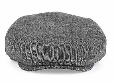 Herringbone Newsboy Cap for Men, Gray Flat Cap, Ivy Hat, Mens Caps, Gatsby  Hat - Yahoo Shopping