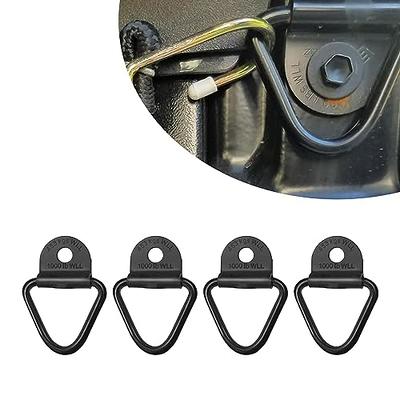  PLAFOPE 8pcs Truck Lying Ring Trailer Anchor D- Ring Bracket  Tow Hook Surface Mount D- Ring Heavy Duty Ring Tie Down Anchor D Ring  Anchor Lashing D Ring Lashing Ring Iron