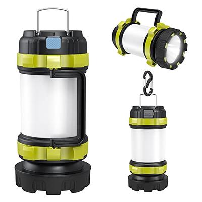 Yizhet 2 Pack LED Camping Lantern, USB Rechargeable Camping Lamp  Flashlights & Power Bank, Camping Light with Magnetic Base 3 Modes  Waterproof