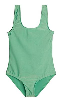 Real Essentials 3 Pack: Girls One Piece Swimsuit Bathing Swim Suit