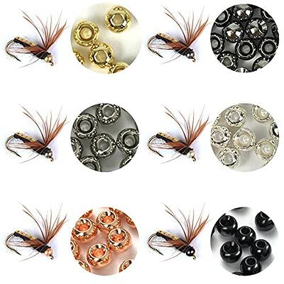 Aventik 50pc Brass Beads Tapered Hole Fly Tying Materials Lure Jig 10 Colors  / 5 Sizes Fly Fishing (Silver, 4.8 mm (3/16'')) - Yahoo Shopping