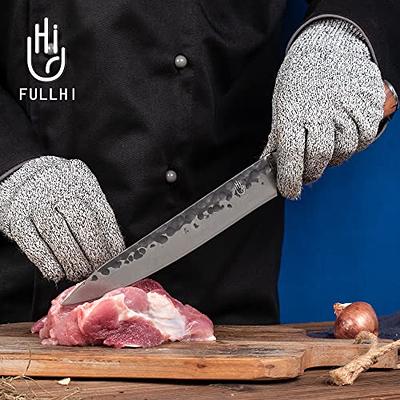 FULLHI Portable 12pcs Butcher Knife Set