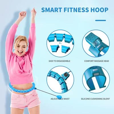 Teal Elite Smart Weighted Hula Hoop for Adults Fully Adjustable Infinity  Hoop, Teal