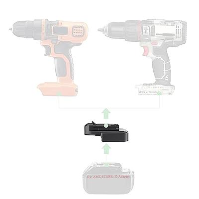 2-in-1 Battery Adapter for Milwaukee M18 18V & Dewalt 20V Max Li-ion  Battery Work on Makita G-Series 18V Cordless Power Tools