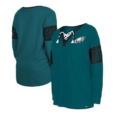 Philadelphia Eagles New Era Women's Plus Size Athletic Varsity