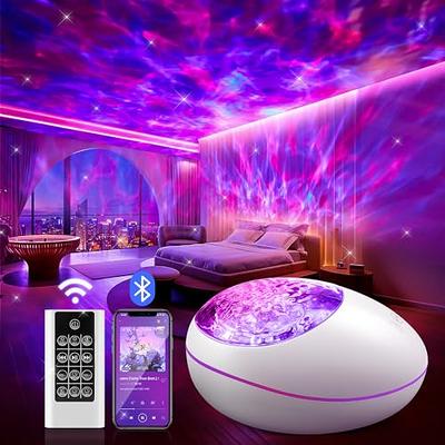 Galaxy Projector, White Noise Galaxy Light Projector Light, Bluetooth Music  Star Projector Night Light for Kids, Remote Timer Galaxy Projector Night