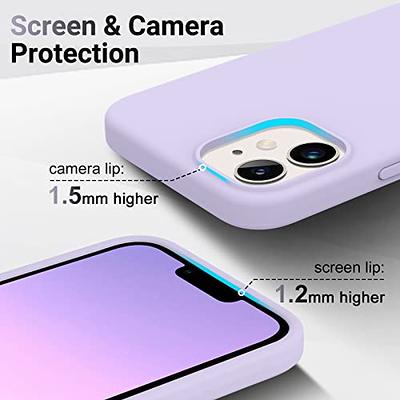 For IPhone 13 Mini 5.4 Inch Liquid Silicone Phone Protective Case Phone  Shell - Purple