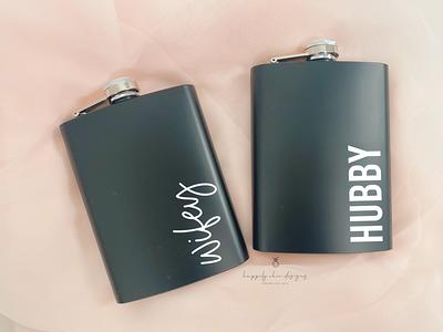 Hubby Wifey Mr. & Mrs. Yeti Tumbler Personalized Wedding Gift Set  Engagement Laser Engraved Mug 20Oz 30Oz