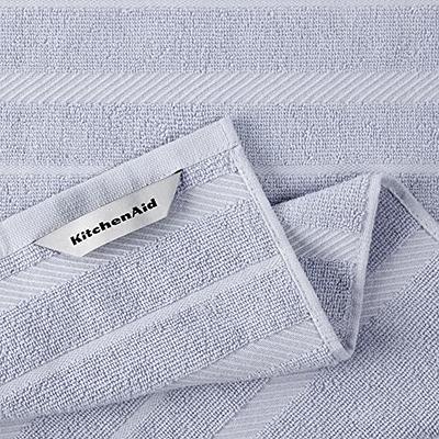  KitchenAid Albany Kitchen Towel 4-Pack Set, Cotton, Grey/White,  16x26 : Home & Kitchen