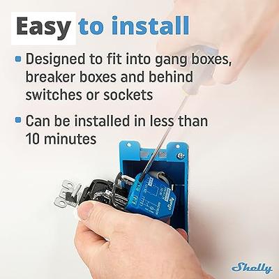 Shelly 1 Relay Switch, WiFi Smart Home Automation, Compatible with Alexa &  Google Home, iOS Android App, No Hub Required, Wireless Light Switch, DIY  Remote Control Garage Door, UL Certified: : Tools