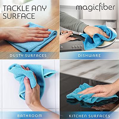 MagicFiber Microfiber Cleaning Cloth (12 Pack,13x13 in) - Thick