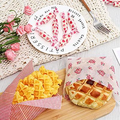 Sandwich Wrapping Paper, 50pcs Wax Paper Sheets Food Picnic Paper, Deli Paper  Greaseproof Paper Liners Wrapping Tissue For-size:stripe