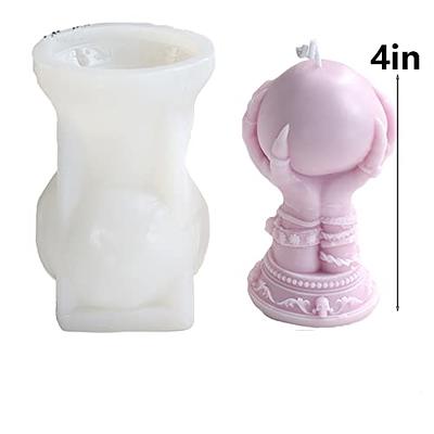 12cm Rose Girl 3D Silicone Mold for Making Candles, Resin, Soap, 4.2  Inch/12cm, Goddess, Rose, Candle Mold, Woman, Statue 