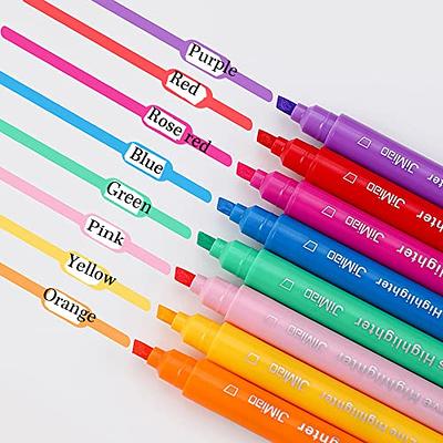 AOROKI 12 Colored Curve Highlighter Pen Set, 10 Different Shapes Dual Tip  Marker Highlighters for Journaling Drawing Note Taking,Curve Highlighter pens  for Planner Scrapbook School Supplies - Yahoo Shopping