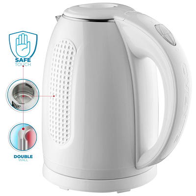 Homecraft HCCWK6WH 0.6-Liter Collapsible Electric Water Kettle, White