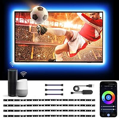 Govee TV LED Backlights, App Control TV LED Strip Lights, 7 Scene Modes &  DIY Mode, 6.56FT Easy Installation USB LED TV Lights for 40-60 inch TVs