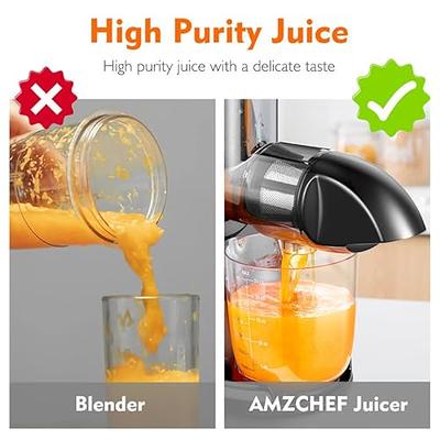  Mecity Small Masticating Juicer Electirc Slow Juicer