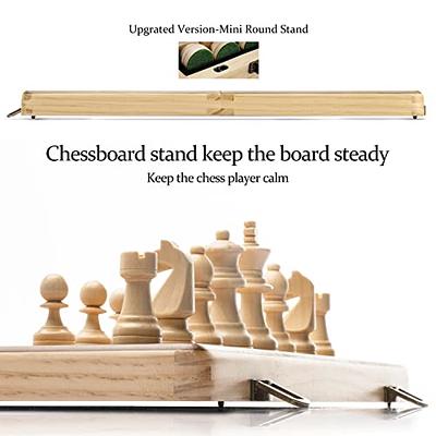 AMEROUS 19 Inches Professional Wooden Tournament Chess Board with 2.0  Squares/Gift Package/Chess Board Only (No Chess Pieces)