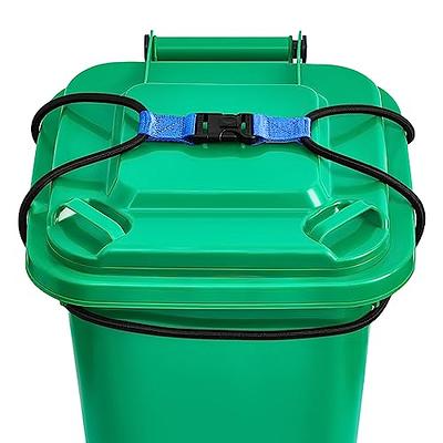 Riakrum Trash Can Lid Lock for 30-50 Gal Heavy Duty Bungee Cord