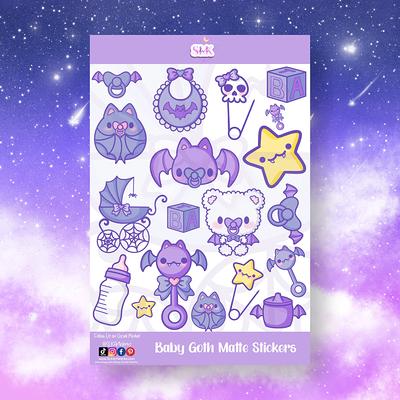 Pastel Goth Sticker Sheet