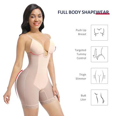 Girdle Faja Premium Shapewear Body Girdle for Women Plus-size Fancy  Open-Bust Plus-size Cami