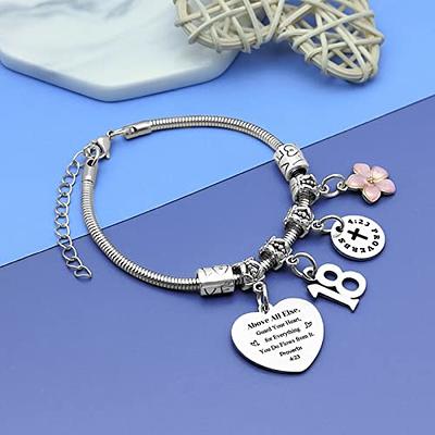 AUNOOL Sweet 18 Gifts for Girls Bracelet 18th Birthday Gifts for Girls  Daughter Granddaughter Niece Teenage Girls, 18 Year Old Girl Gifts for  Birthday Happy 18th Birthday 