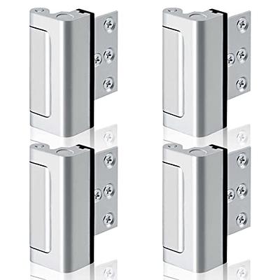 GreaTalent 2Pack Home Security Door Reinforcement Lock, Childproof Door  Lock Defender, High Security to Home Prevent, Aluminum Construction Finish  (2)