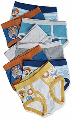 Blippi Toddler Boys Brief Underwear, 6-Pack, 2T-4T