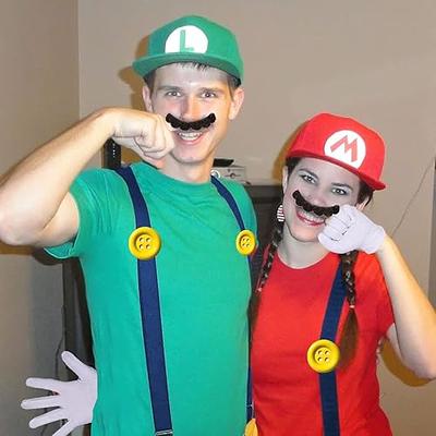 SUPER MARIO BROS. MARIO E LUIGI Carnival Cosplay Dress Hat 