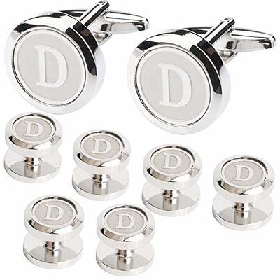 Mens Cufflinks and Studs Tuxedo Shirts Business Wedding Gift Set