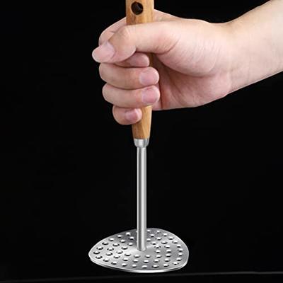 YARDWE Potato Masher Vegetable Masher Potato Crusher Tofu Press